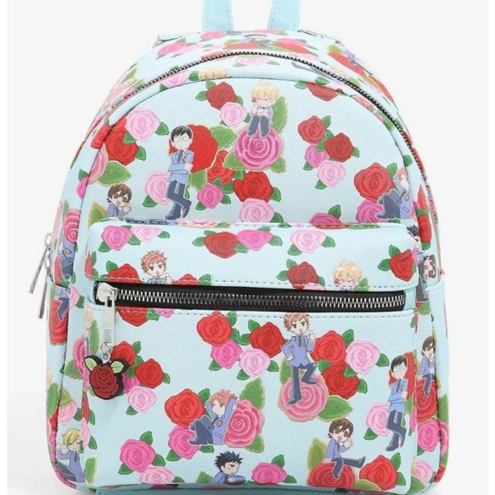Ouran High School Host Club® Light Blue Mini Backpack by Hot Topic- LIKE NEW!